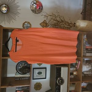 Extra 35% sale - Iman Orange Sheath Dress 2x - $12